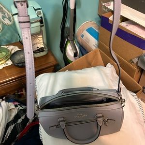 Light blue Coach handbag excellent condition